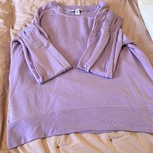 Purple super soft athleta coster lux sweater (still in stores)